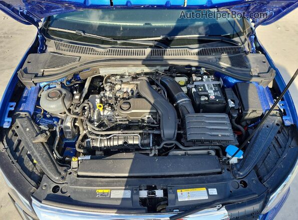 3VW5M7BU2PM022928 2023 VOLKSWAGEN JETTA Синий Вид задней части салона