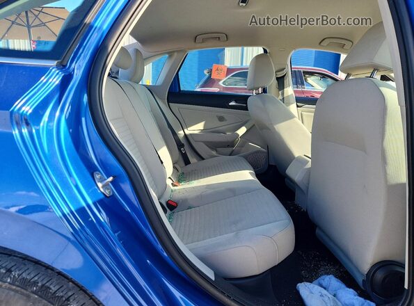 3VW5M7BU2PM022928 2023 VOLKSWAGEN JETTA Синий Вид задних сидений