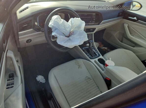 3VW5M7BU2PM022928 2023 VOLKSWAGEN JETTA Синий Вид панели приборов
