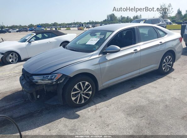 3VW5M7BU5RM079546 2024 VOLKSWAGEN JETTA Gray Передня ліва чверть