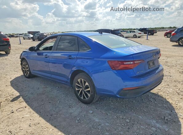 3VW5M7BU8PM028877 2023 VOLKSWAGEN JETTA Blue Հետևի ձախ