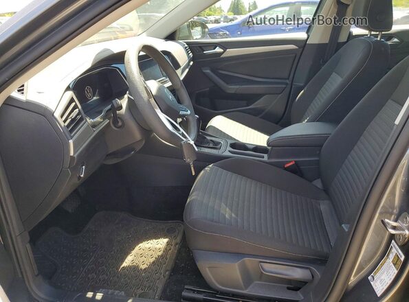 3VW5M7BU8PM040995 2023 VOLKSWAGEN JETTA Gray Widok wnętrza z przodu