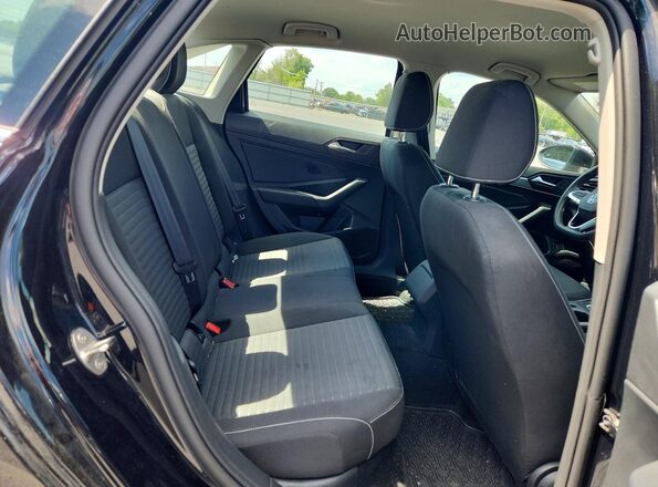 3VW5M7BU9PM005589 2023 VOLKSWAGEN JETTA Black უკანა სავარძლების ხედი