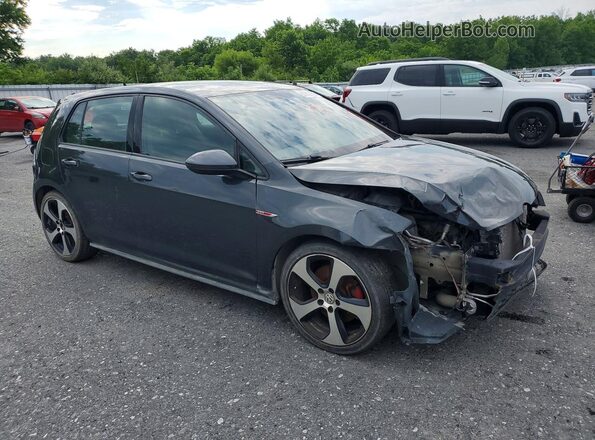 3VW5T7AU0GM067449 2016 VOLKSWAGEN GOLF Серый Передняя правая четверть