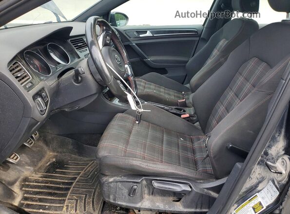 3VW5T7AU0GM067449 2016 VOLKSWAGEN GOLF Серый Вид салона спереди