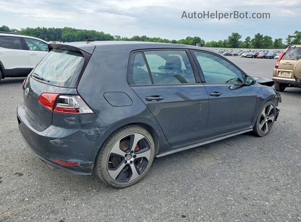 3VW5T7AU0GM067449 2016 VOLKSWAGEN GOLF Серый Задняя правая четверть