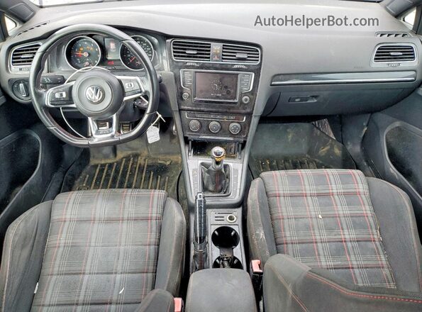 3VW5T7AU0GM067449 2016 VOLKSWAGEN GOLF Серый Вид панели приборов