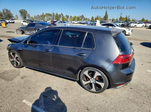 3VW5T7AU3HM010888 2017 VOLKSWAGEN GTI Gray Задня ліва чверть