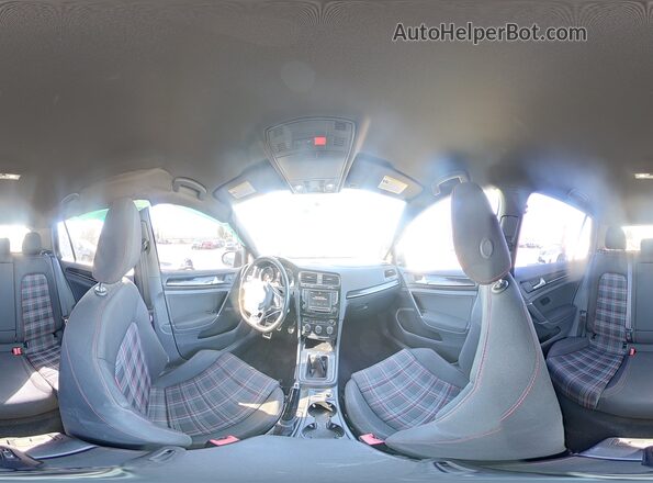 3VW5T7AU3HM010888 2017 VOLKSWAGEN GTI Gray Вид наклейки з VIN-кодом