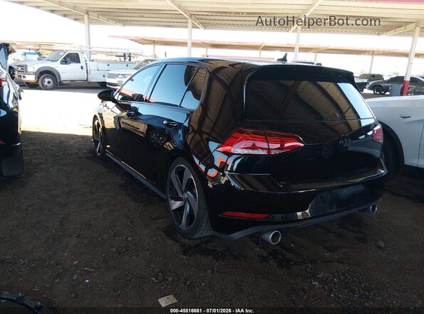 3VW5T7AU6LM013759 2020 VOLKSWAGEN GOLF Black Rear left