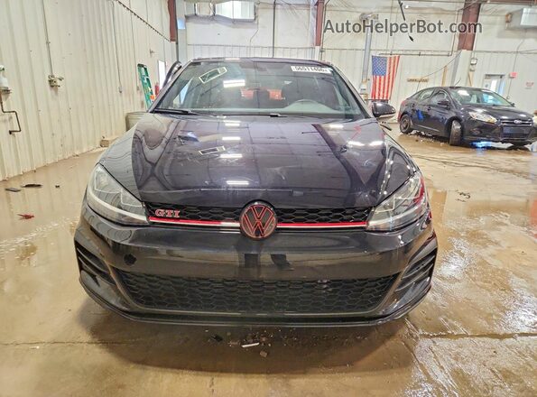 3VW5T7AU7LM005377 2020 VOLKSWAGEN GTI Black Դիմացի տեսք