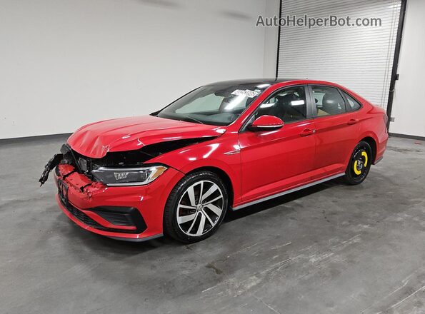3VW5T7BU5KM196035 2019 VOLKSWAGEN JETTA Red 