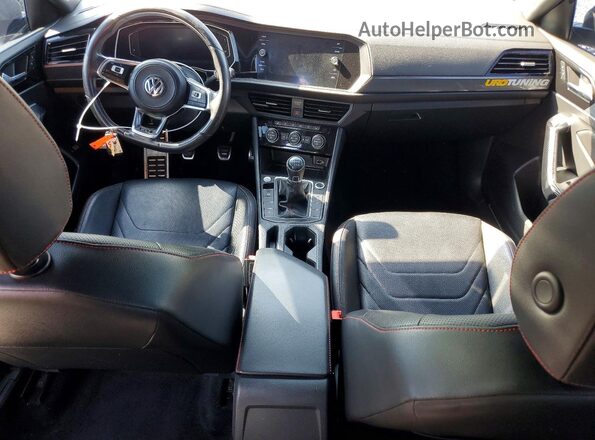 3VW5T7BU5LM047710 2020 VOLKSWAGEN JETTA Black წინა პანელის ხედი