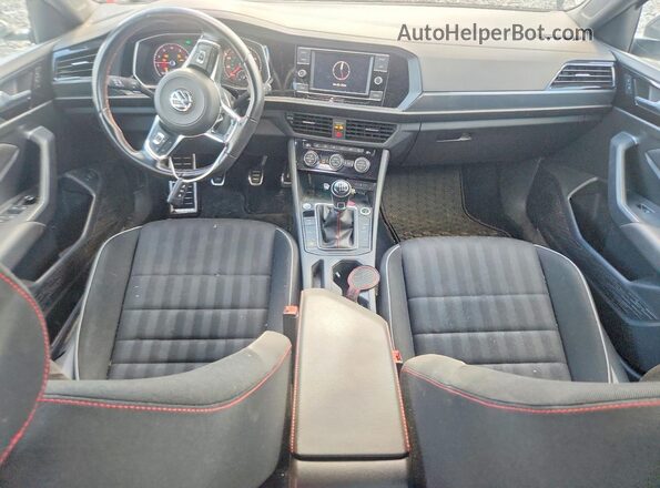 3VW5T7BU9MM039370 2021 VOLKSWAGEN JETTA Gray Առջևի վահանակի տեսք