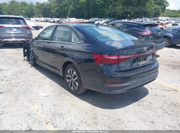 3VW5X7BU8SM031133 2025 VOLKSWAGEN JETTA Черный Задняя левая четверть