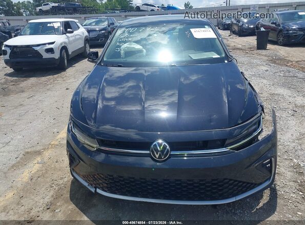 3VW5X7BU8SM031133 2025 VOLKSWAGEN JETTA Черный Вид щитка приборов