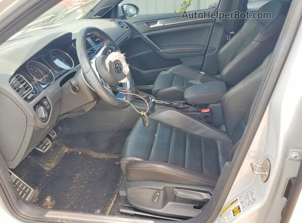 3VW6T7AU1KM033470 2019 VOLKSWAGEN GTI Gray Vista interior delantera