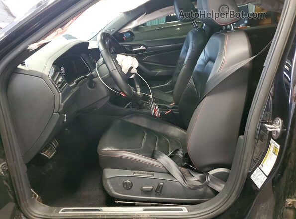 3VW6T7BU0MM094486 2021 VOLKSWAGEN JETTA Black Front interior view