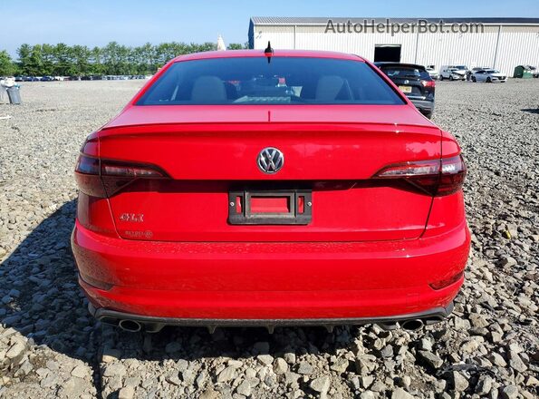 3VW6T7BU1MM020624 2021 VOLKSWAGEN JETTA Red Widok z tyłu