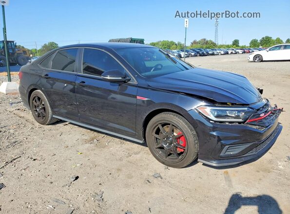 3VW6T7BUXMM002154 2021 VOLKSWAGEN JETTA Black Передня права чверть