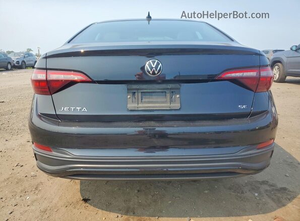 3VW7M7BU0NM007673 2022 VOLKSWAGEN JETTA Black Հետևի տեսք