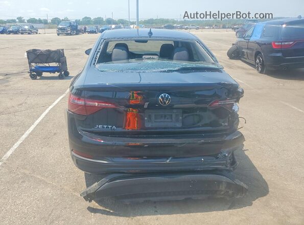 3VW7M7BU0PM055709 2023 VOLKSWAGEN JETTA Black Widok z tyłu