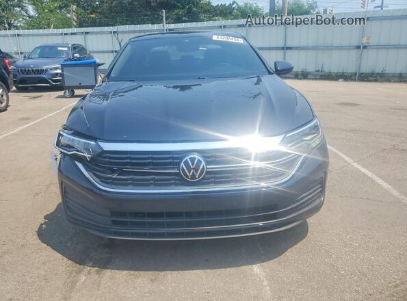 3VW7M7BU0PM055709 2023 VOLKSWAGEN JETTA Black Widok z przodu