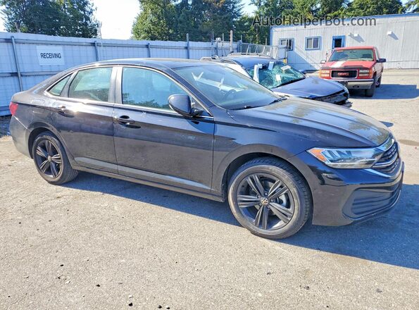 3VW7M7BU0RM019053 2024 VOLKSWAGEN JETTA Black Передня права чверть