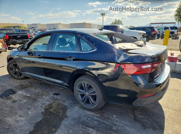 3VW7M7BU0RM071945 2024 VOLKSWAGEN JETTA Черный Задняя левая четверть