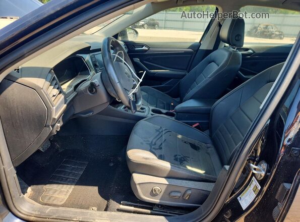 3VW7M7BU1PM040944 2023 VOLKSWAGEN JETTA Black წინა სალონის ხედი