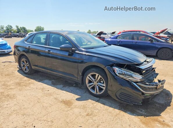 3VW7M7BU1PM040944 2023 VOLKSWAGEN JETTA Black წინა მარჯვენა