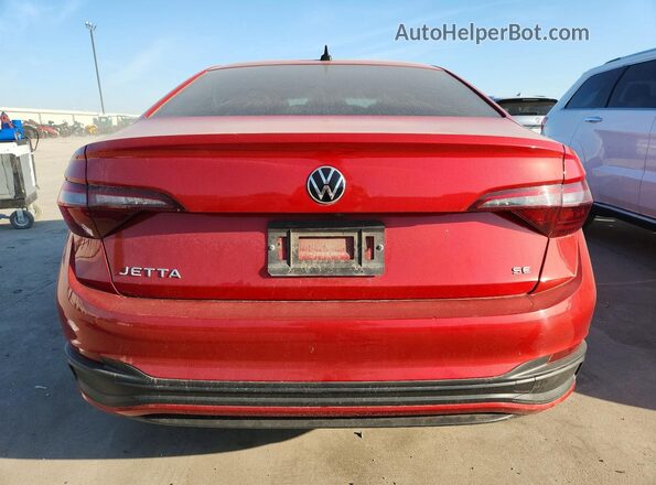 3VW7M7BU2PM020105 2023 VOLKSWAGEN JETTA Red Rear view