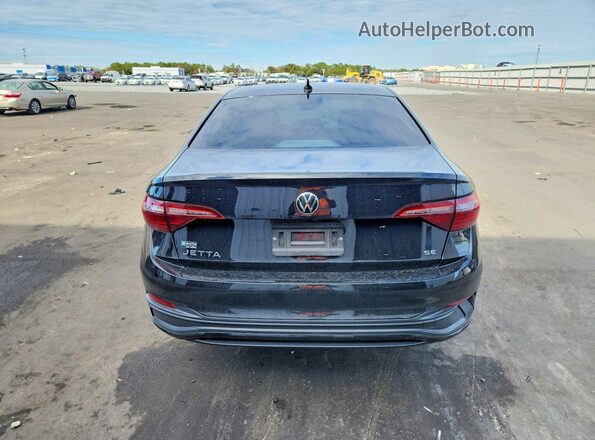 3VW7M7BU3RM005034 2024 VOLKSWAGEN JETTA Black უკანა ხედი