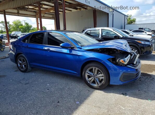 3VW7M7BU5PM006733 2023 VOLKSWAGEN JETTA Blue Front right