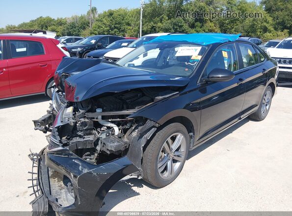 3VW7M7BU6PM048005 2023 VOLKSWAGEN JETTA Black Przód lewy