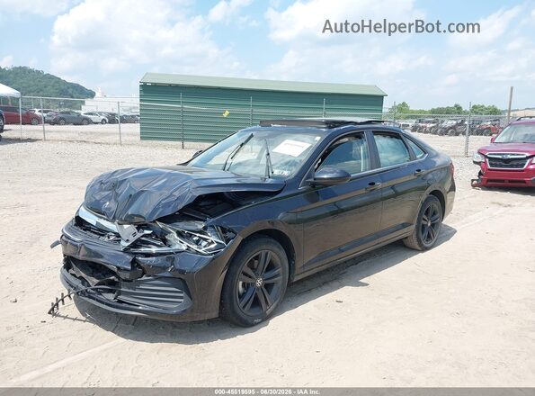 3VW7M7BU7RM072204 2024 VOLKSWAGEN JETTA Черный Передняя левая четверть