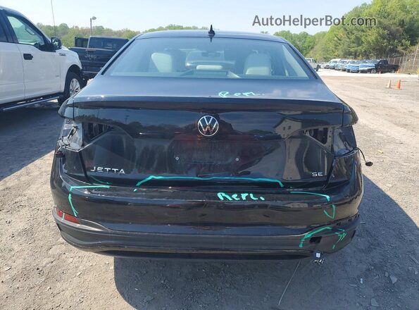 3VW7M7BU8RM095751 2024 VOLKSWAGEN JETTA Черный Вид сзади