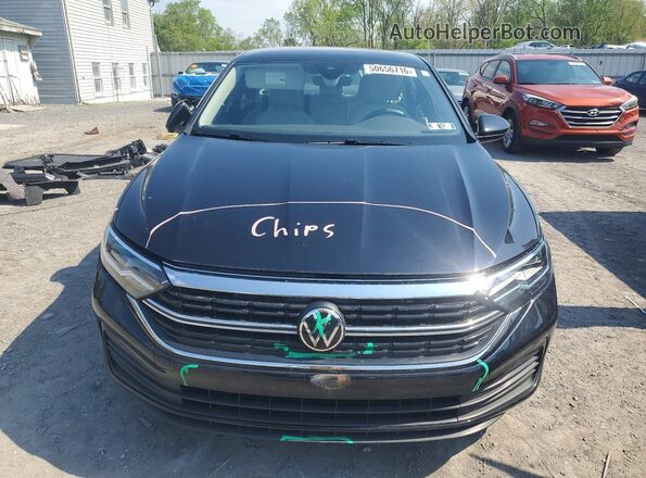 3VW7M7BU8RM095751 2024 VOLKSWAGEN JETTA Черный Вид спереди