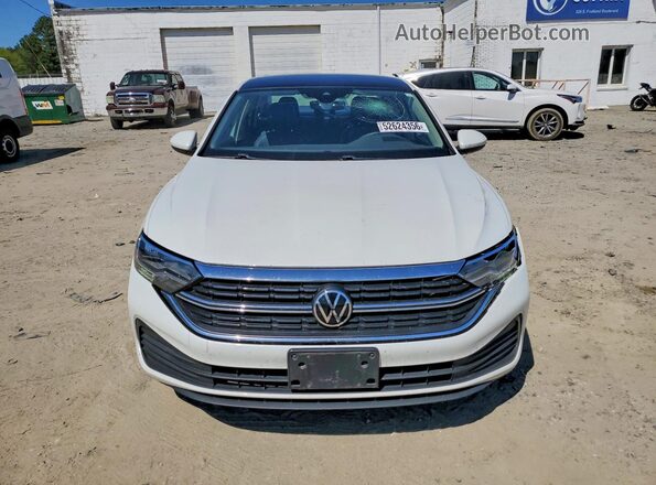 3VW7M7BU9NM020471 2022 VOLKSWAGEN JETTA White Widok z przodu