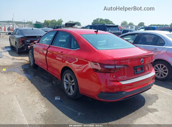 3VW7M7BUXPM008526 2023 VOLKSWAGEN JETTA Red Задня ліва чверть