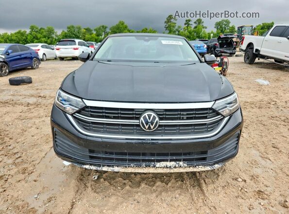 3VW7M7BUXPM022345 2023 VOLKSWAGEN JETTA Black Вид спереду