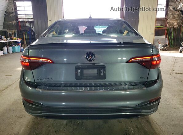 3VW7M7BUXPM054776 2023 VOLKSWAGEN JETTA Gray Հետևի տեսք