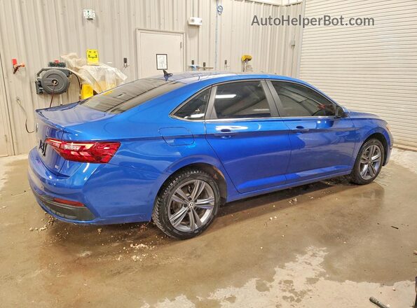 3VW7M7BUXRM031629 2024 VOLKSWAGEN JETTA Blue Rear right