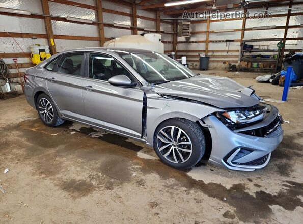 3VW7W7BU0TM030040 2026 VOLKSWAGEN JETTA Серебряный Передняя правая четверть