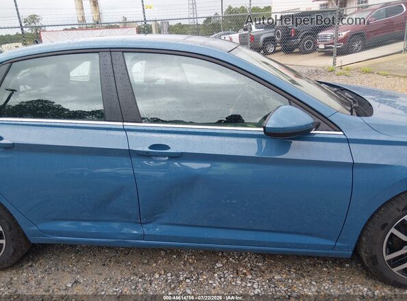 3VW7W7BU1TM026059 2026 VOLKSWAGEN JETTA Blue Rear interior view