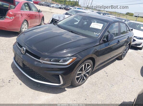 3VW7W7BU2TM023896 2026 VOLKSWAGEN JETTA Black Vista tres cuartos delantera izquierda