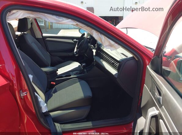 3VW7W7BU2TM045350 2026 VOLKSWAGEN JETTA Red Սալոնի դիմացի տեսք