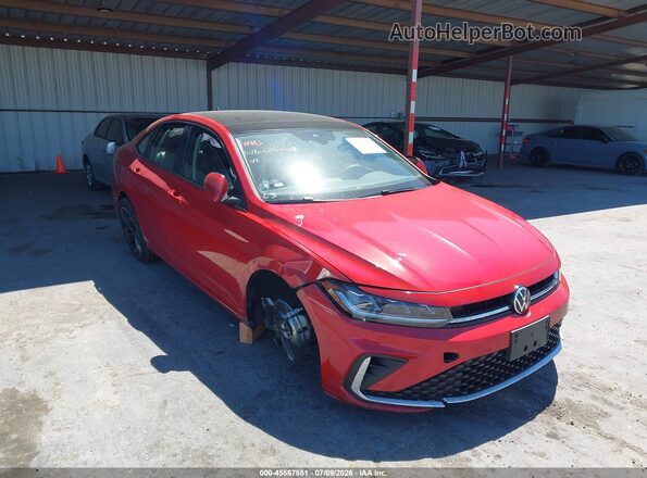 3VW7W7BU2TM045350 2026 VOLKSWAGEN JETTA Red Դիմացի տեսք