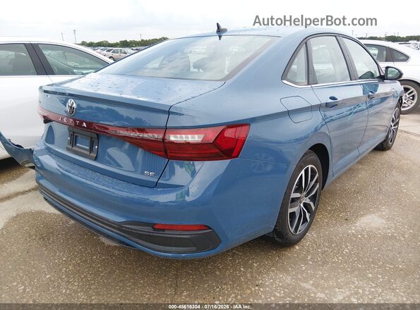 3VW7W7BU2TM052623 2026 VOLKSWAGEN JETTA Blue Rear right