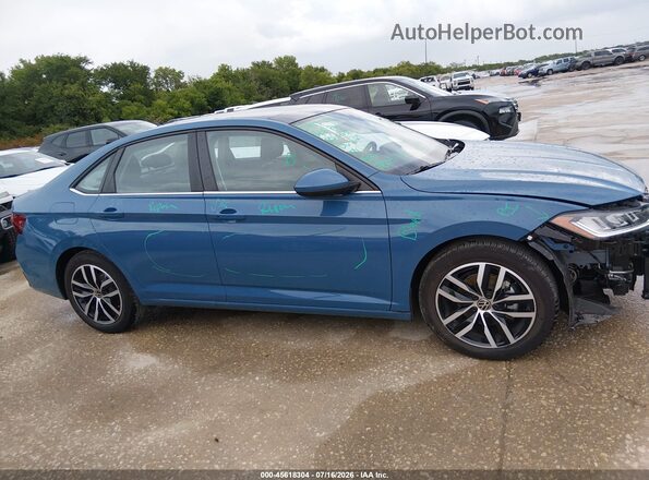 3VW7W7BU2TM052623 2026 VOLKSWAGEN JETTA Blue 360 interior view